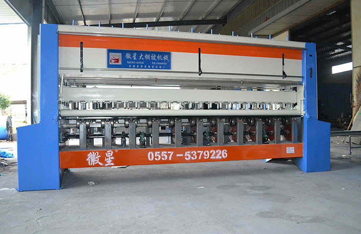 3米宽幅双梁44针大棚保温被机